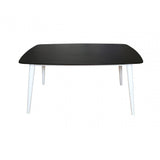 Cassian Black Ash Veneer Dining Table