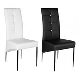 Diamanti Black Chrome Dining Chair