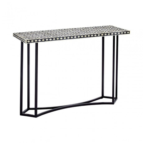 Nomad Console Table With Metal Base