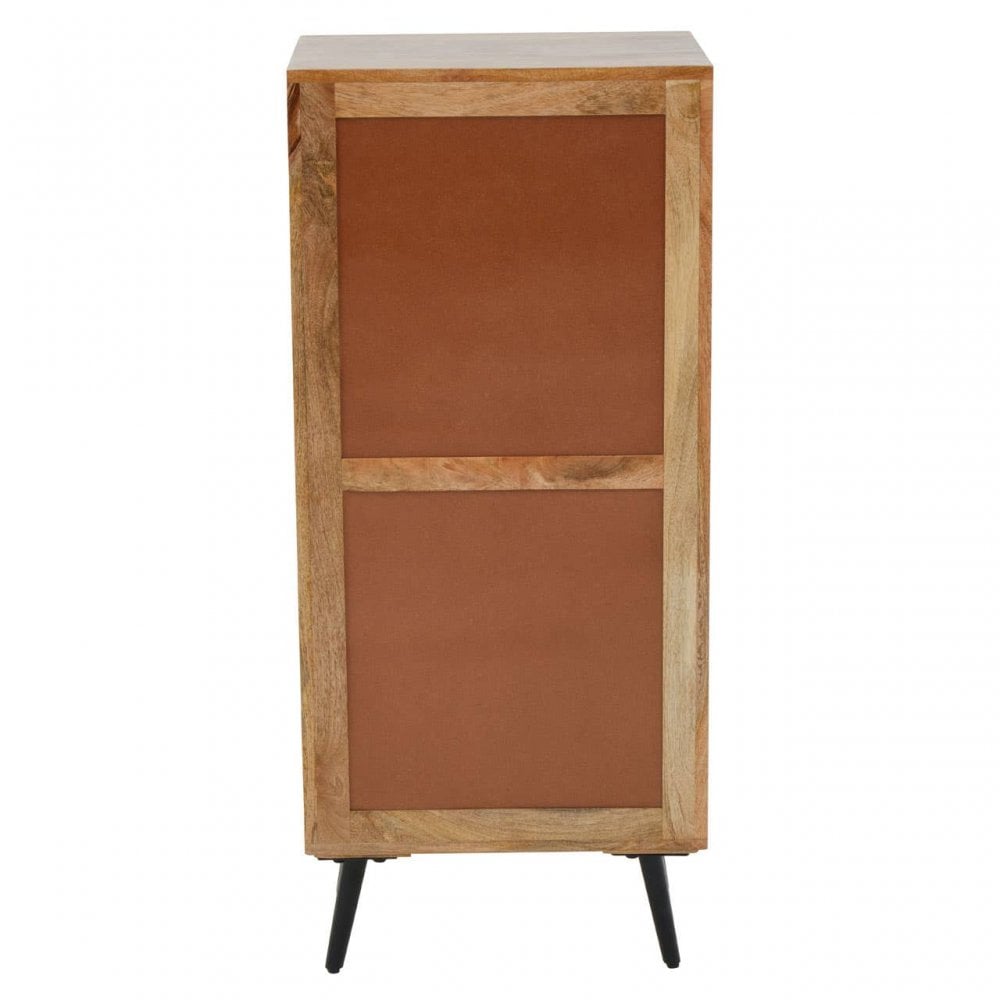 Nomad Five Drawer Mango Wood Chest