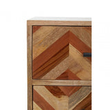 Nomad Five Drawer Mango Wood Chest