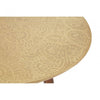 Nomad Metal And Gold Finish Carve Side Table