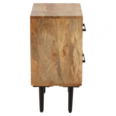 Nomad Two Drawer Mango Wood Chest