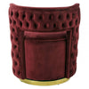 Merlot Wine Velvet Chair