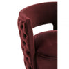 Merlot Wine Velvet Chair