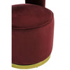 Merlot Wine Velvet Chair