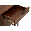 Hawthorn Dark Walnut Veneer Desk With Drawers