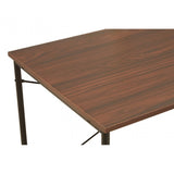 Hawthorn Dark Walnut Veneer Desk With Drawers