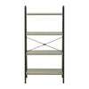 Hawthorn Four Tier Veneer Ladder Shelf Unit