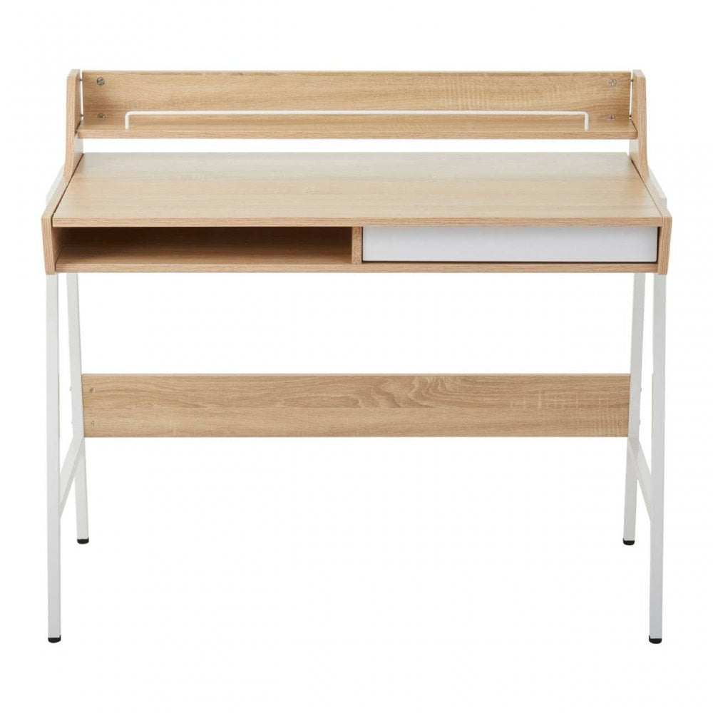 Hawthorn Natural Oak Veneer Desk