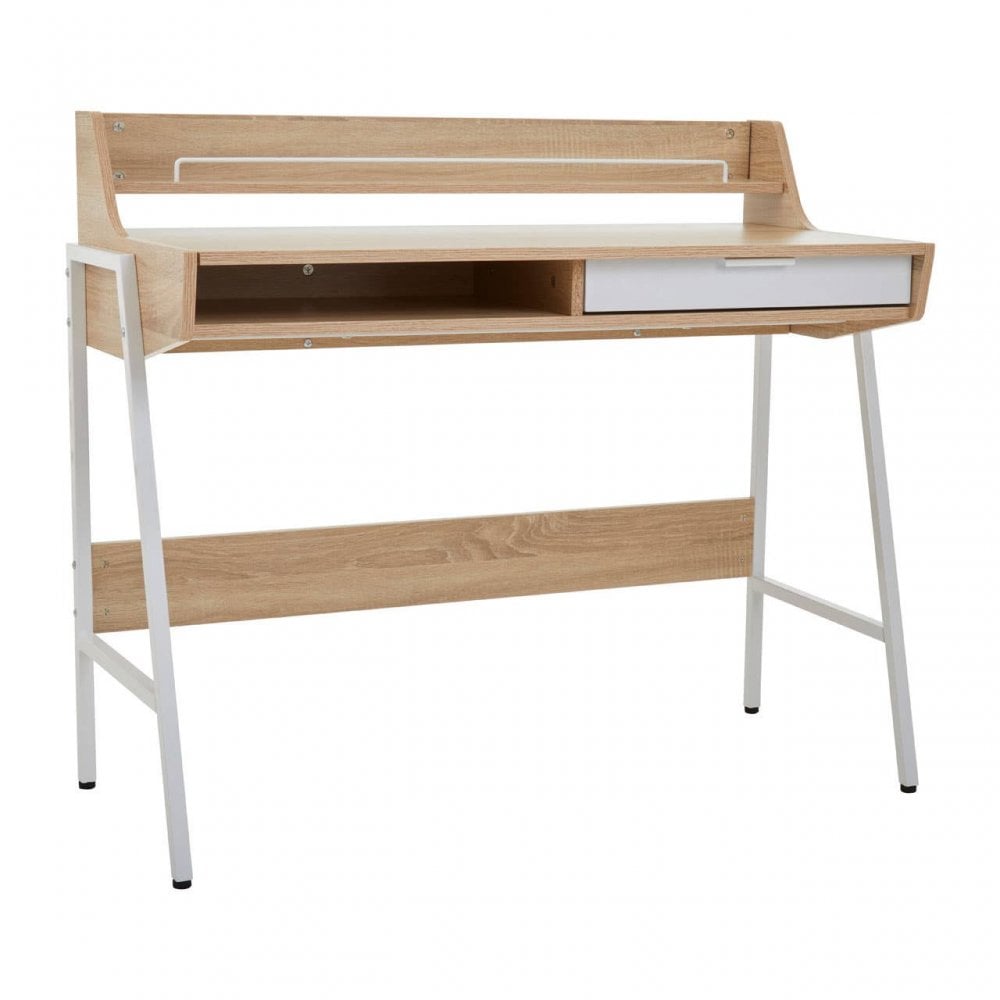 Hawthorn Natural Oak Veneer Desk