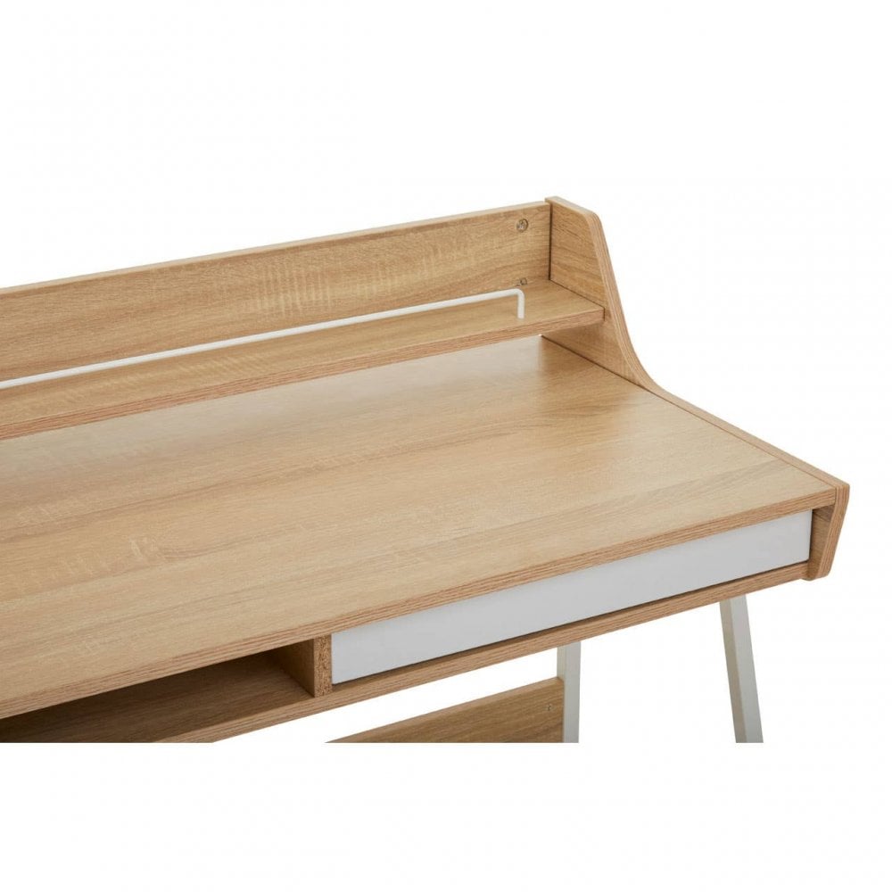 Hawthorn Natural Oak Veneer Desk