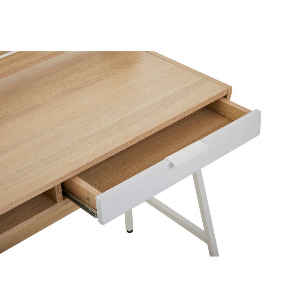 Hawthorn Natural Oak Veneer Desk