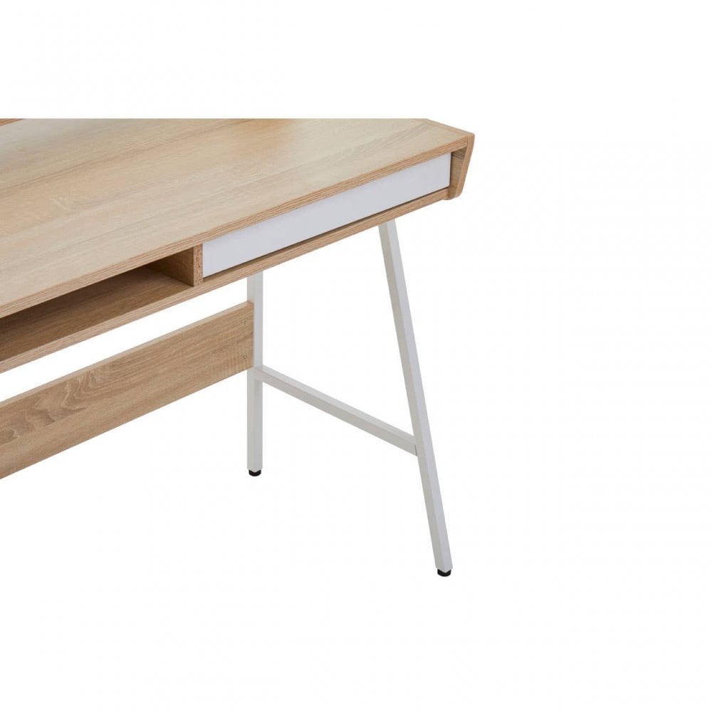 Hawthorn Natural Oak Veneer Desk