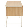 Hawthorn Natural Oak Veneer Desk With Drawers