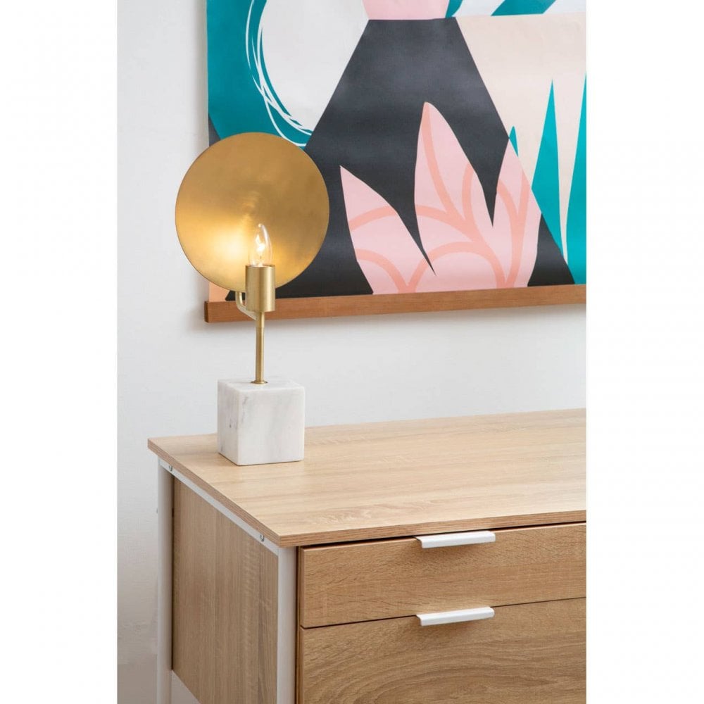 Hawthorn Natural Oak Veneer Desk With Drawers