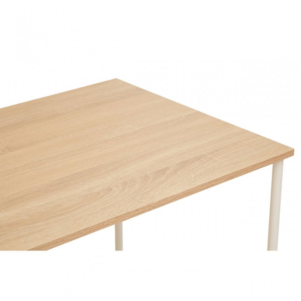 Hawthorn Natural Oak Veneer Desk With Drawers