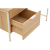 Hawthorn Natural Oak Veneer Desk With Drawers