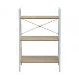 Hawthorn Three Tier Veneer Ladder Shelf Unit