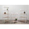 Hawthorn Three Tier Veneer Ladder Shelf Unit