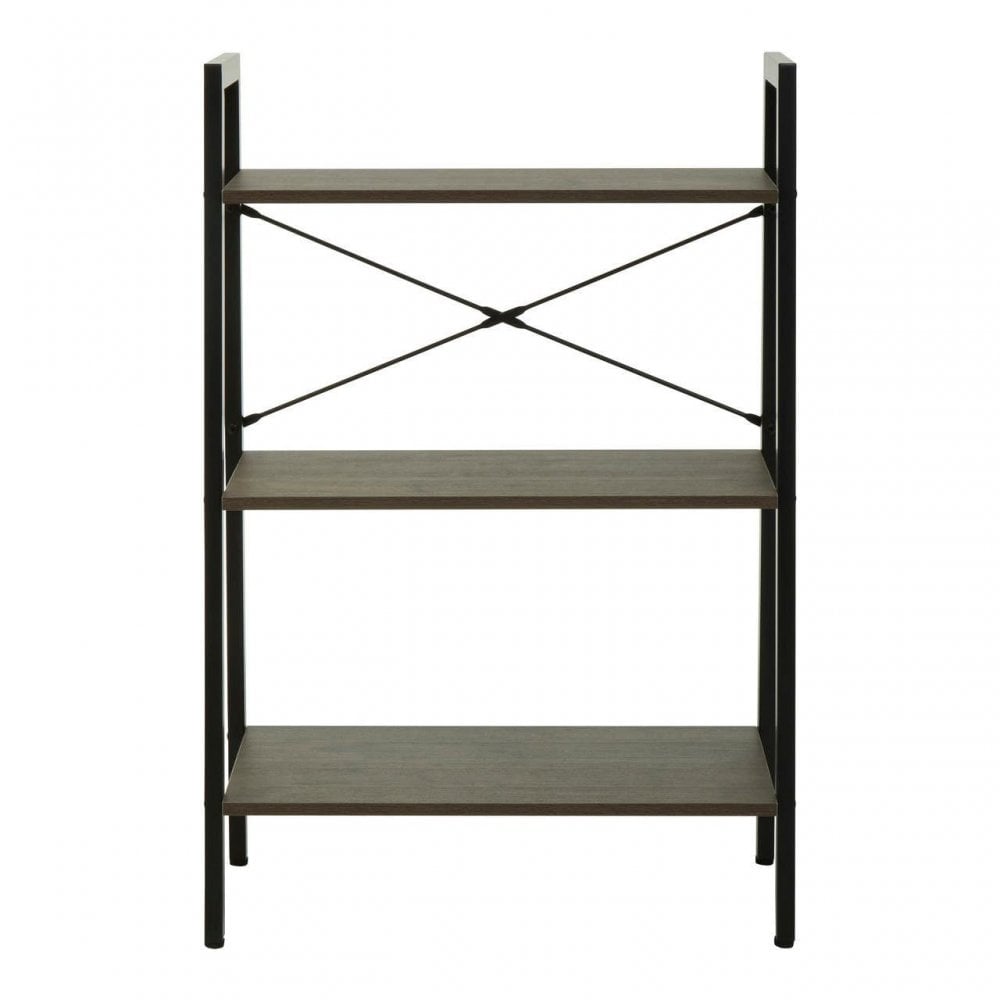 Hawthorn Three Tier Veneer Ladder Shelf Unit