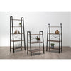 Hawthorn Three Tier Veneer Ladder Shelf Unit