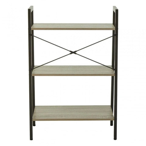 Hawthorn Three Tier Veneer Ladder Shelf Unit