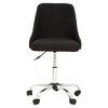 Metro Black And Chrome Home Office Chair