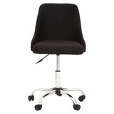 Metro Black And Chrome Home Office Chair
