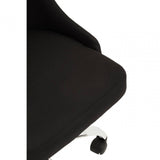 Metro Black And Chrome Home Office Chair