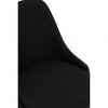 Metro Black And Chrome Home Office Chair