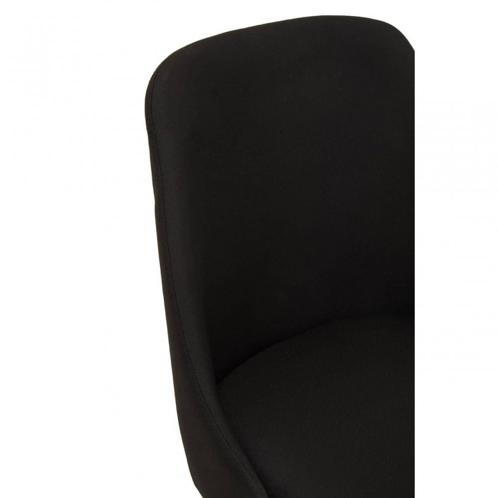 Metro Black And Chrome Home Office Chair