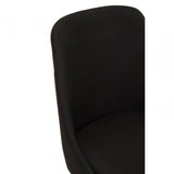 Metro Black And Chrome Home Office Chair