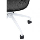 Metro Black And White Home Office Chair