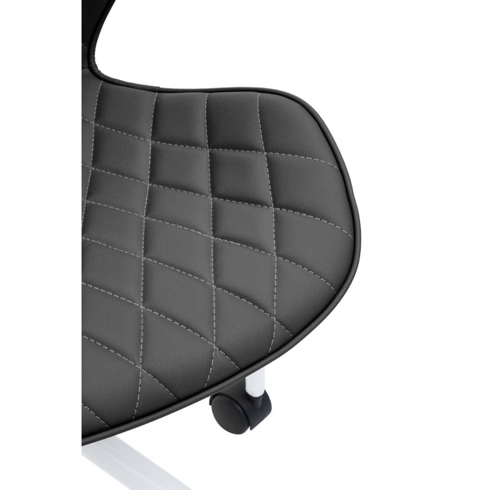 Metro Black And White Home Office Chair