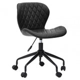 Metro Black Armless Home Office Chair