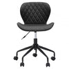 Metro Black Armless Home Office Chair