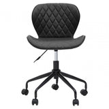 Metro Black Armless Home Office Chair
