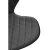 Metro Black Armless Home Office Chair