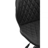 Metro Black Armless Home Office Chair