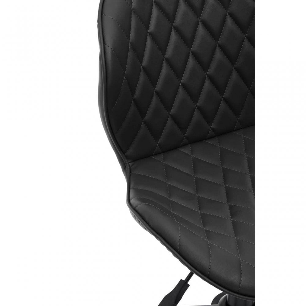 Metro Black Armless Home Office Chair