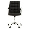 Metro Black Tufted Home Office Chair