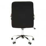 Metro Black Tufted Home Office Chair