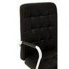 Metro Black Tufted Home Office Chair