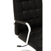 Metro Black Tufted Home Office Chair