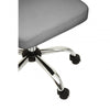 Metro Grey Leather Effect Home Office Chair