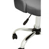 Metro Grey Leather Effect Home Office Chair