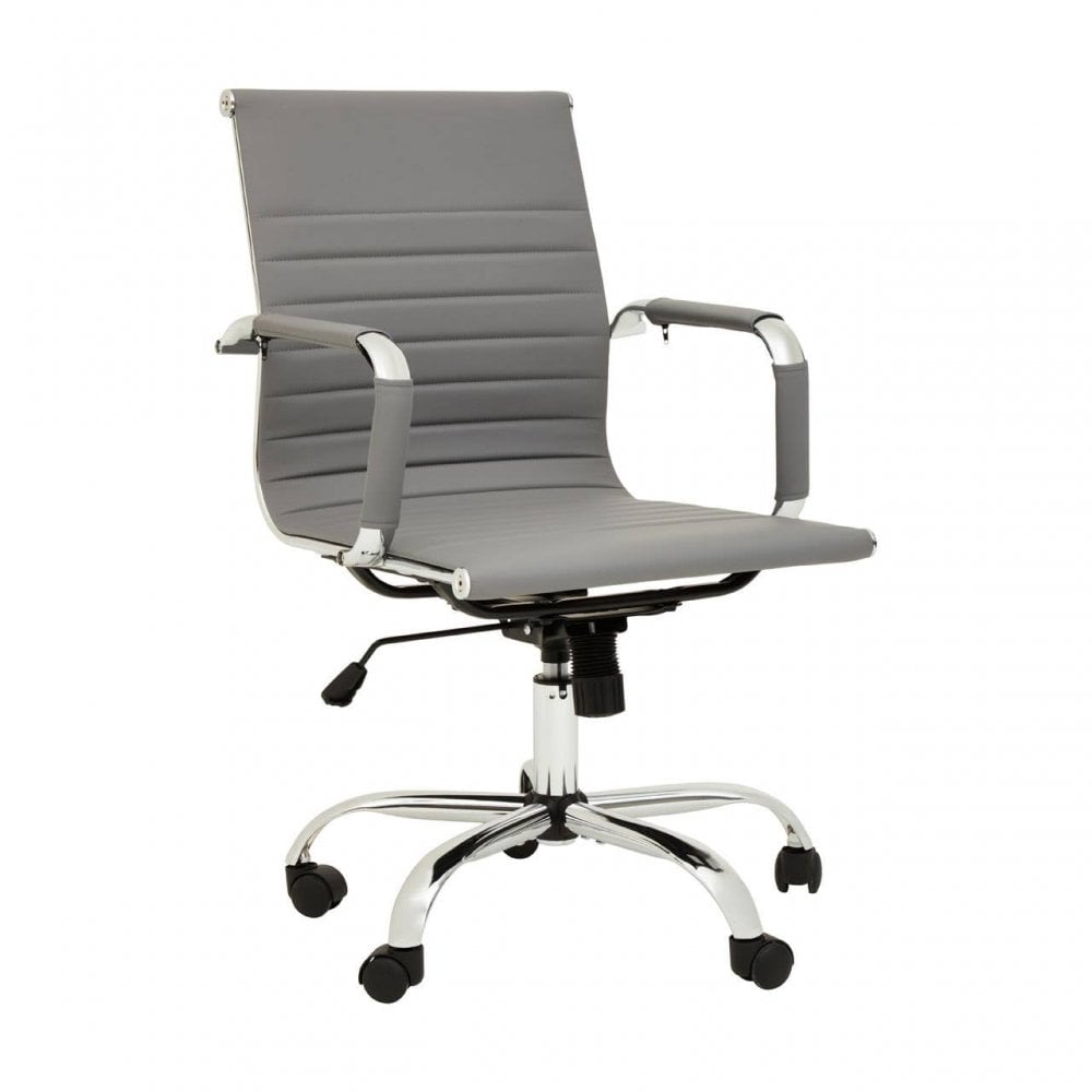 Metro Grey Low Back Home Office Chair