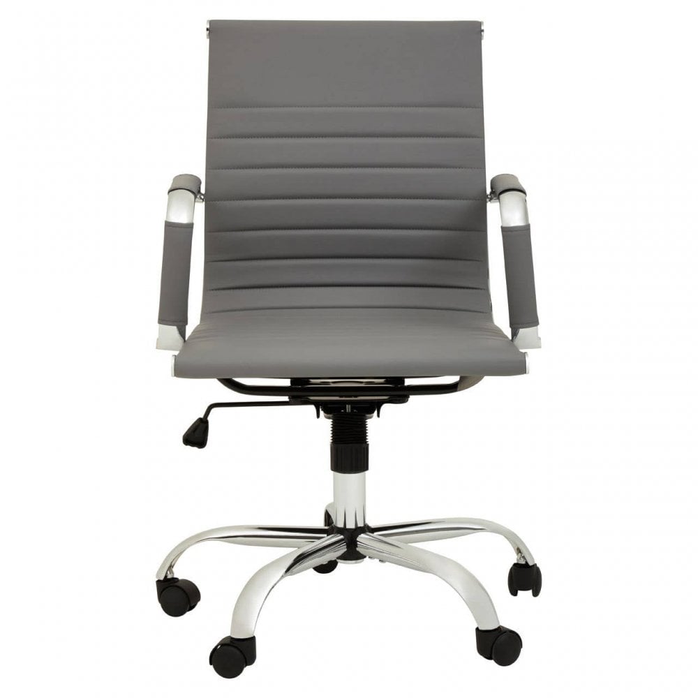 Metro Grey Low Back Home Office Chair