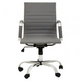 Metro Grey Low Back Home Office Chair